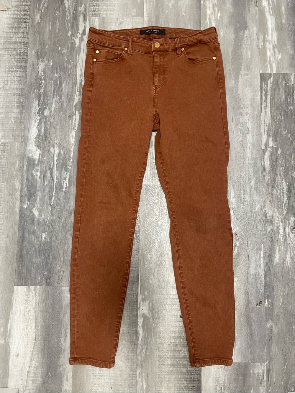 Liverpool Skinny Jeans in Rust